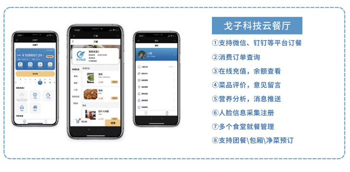 戈子科技智慧食堂系統(tǒng)對(duì)企業(yè)食堂的解決方案 戈子科技智慧食堂系統(tǒng)對(duì)企業(yè)食堂的解決方案