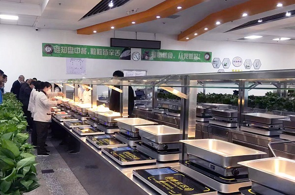 智慧食堂智能稱重選餐臺 智慧食堂智能稱重選餐臺